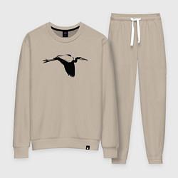 Женский костюм Аист трафарет