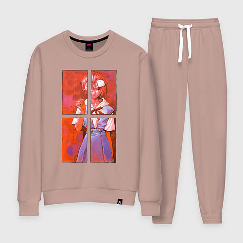 Женский костюм Аянами разбитые зеркала / Пыльно-розовый – фото 1