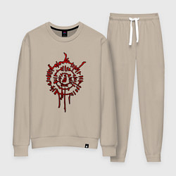 Костюм хлопковый женский Astarion - red symbol, цвет: миндальный