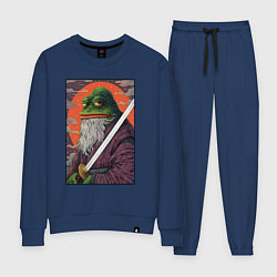 Костюм хлопковый женский Pepe samurai, цвет: тёмно-синий