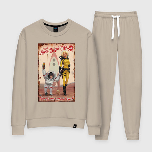 Женский костюм Fallout - atom bomb cola / Миндальный – фото 1