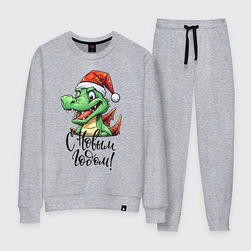 Женский костюм Маленький владыка зимы / Меланж – фото 1