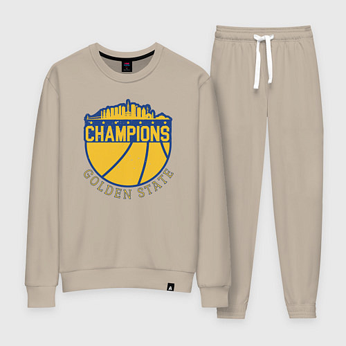 Женский костюм Champions Golden State / Миндальный – фото 1