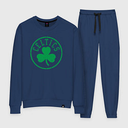 Костюм хлопковый женский Boston Celtics clover, цвет: тёмно-синий