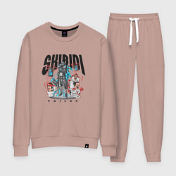 Женский костюм Скибиди туалет и титан