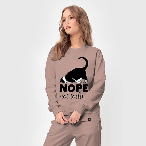 Женский костюм Nope - not today / Пыльно-розовый – фото 3