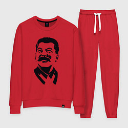 Костюм хлопковый женский Образ Сталина, цвет: красный