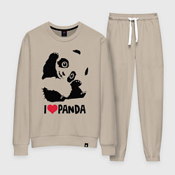 Женский костюм I love panda