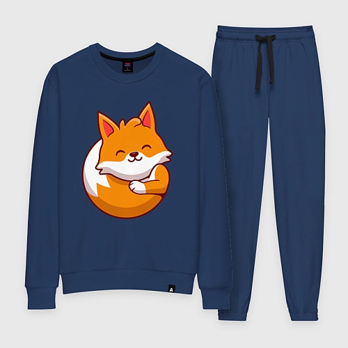 Женский костюм Orange fox / Тёмно-синий – фото 1