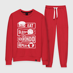 Женский костюм Еда сон тхэквондо