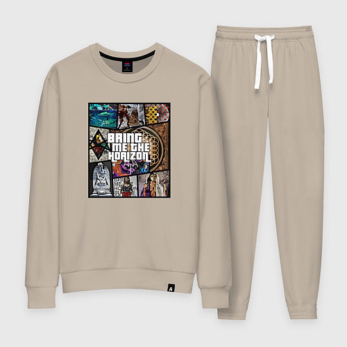 Женский костюм Bring Me the Horizon - music / Миндальный – фото 1
