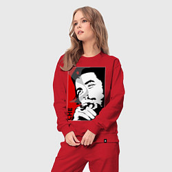 Костюм хлопковый женский Эрнесто Че - Гевара, цвет: красный — фото 2