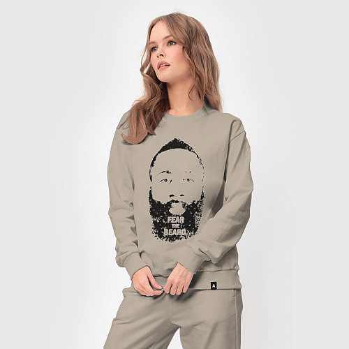 Женский костюм Бойся бороду / Миндальный – фото 3