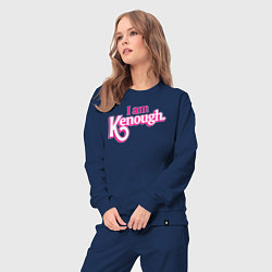 Костюм хлопковый женский I am kenough, цвет: тёмно-синий — фото 2