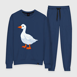 Женский костюм Гусь белый нарисованный