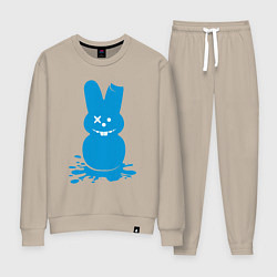 Костюм хлопковый женский Blue bunny, цвет: миндальный