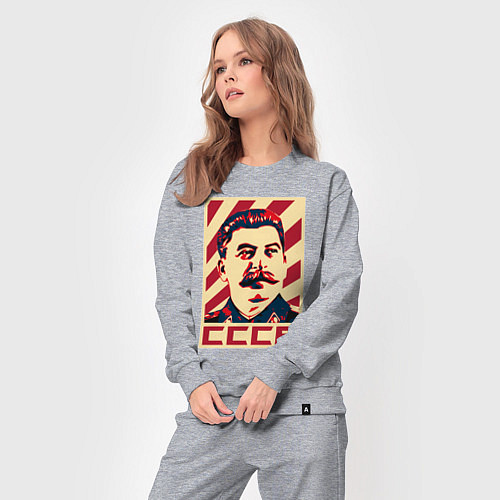 Женский костюм СССР Сталин / Меланж – фото 3