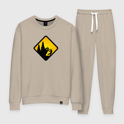 Женский костюм Знаки опасности: Безумные медведи