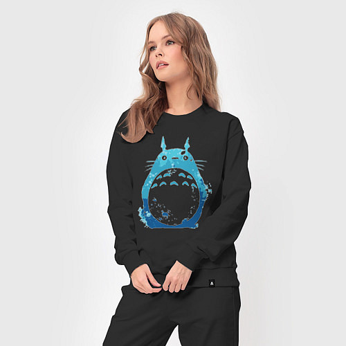 Женский костюм Blue Totoro / Черный – фото 3