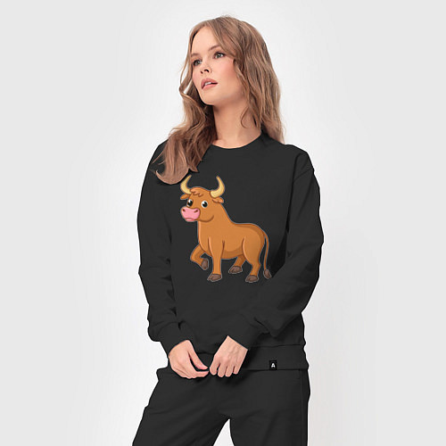 Женский костюм Милый бычок / Черный – фото 3