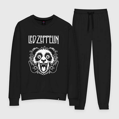 Женский костюм Led Zeppelin rock panda / Черный – фото 1
