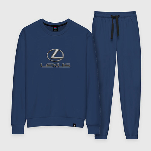 Женский костюм Lexus авто бренд лого / Тёмно-синий – фото 1
