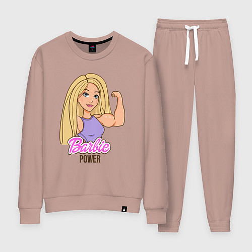 Женский костюм Barbie power / Пыльно-розовый – фото 1
