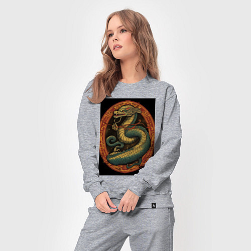 Женский костюм Дракон Муай Тай / Меланж – фото 3