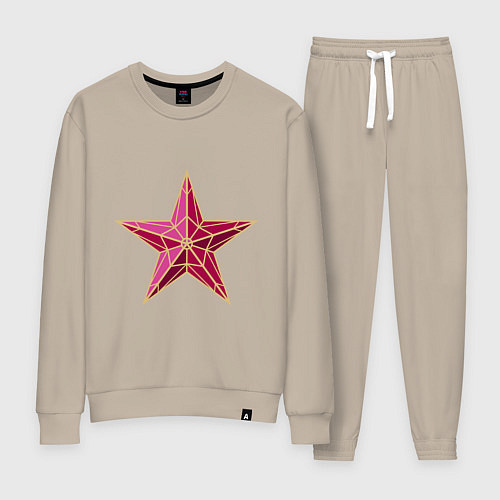 Женский костюм Класна Звезда / Миндальный – фото 1