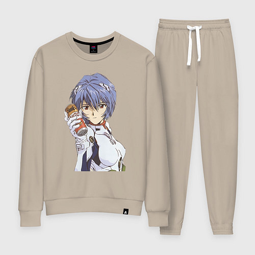 Женский костюм Евангелион Рей Аянами и банка / Миндальный – фото 1