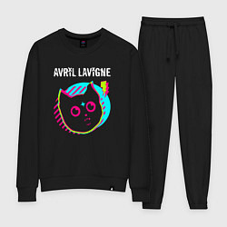 Костюм хлопковый женский Avril Lavigne rock star cat, цвет: черный