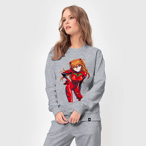 Женский костюм Евангелион Аска Лэнгли Сорью / Меланж – фото 3