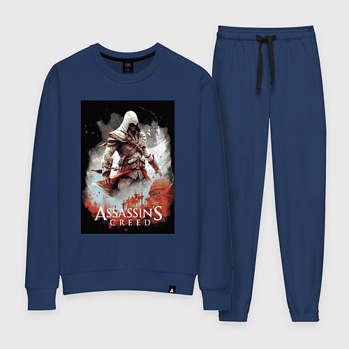 Женский костюм Assassins creed poster / Тёмно-синий – фото 1