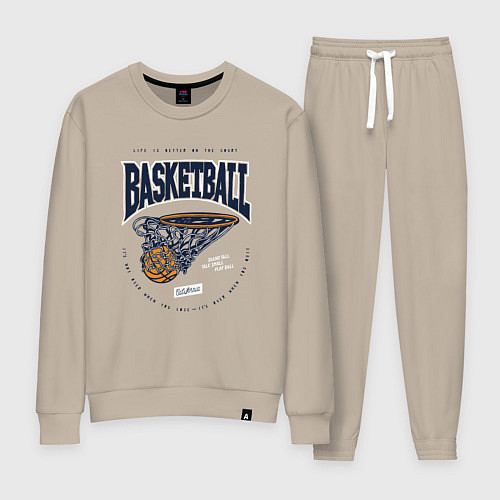 Женский костюм Баскетбол Калифорния / Миндальный – фото 1