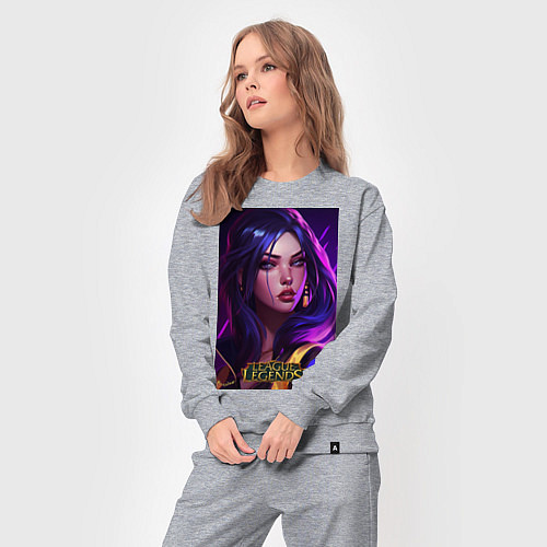 Женский костюм League of Legends Kaisa Kda / Меланж – фото 3