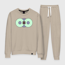 Женский костюм Два диска соединённые