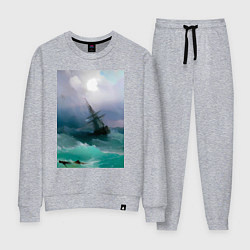 Женский костюм Корабль среди бурного моря