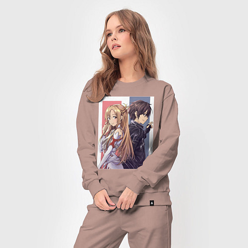 Женский костюм Мастера Меча Онлайн Асуна / Пыльно-розовый – фото 3