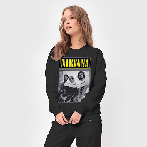 Женский костюм Нирвана группа / Черный – фото 3
