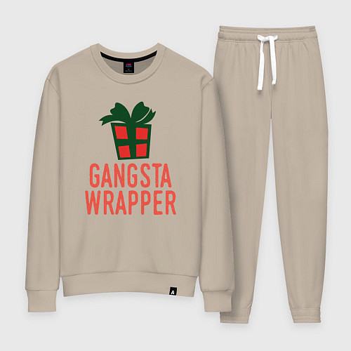 Женский костюм Gangsta wrapper / Миндальный – фото 1