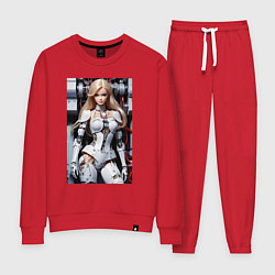 Женский костюм Кибер Барби - нейросеть фантазия