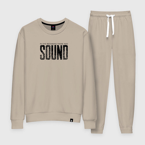 Женский костюм В начале был звук / Миндальный – фото 1