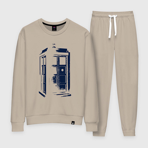 Женский костюм Тардис будка / Миндальный – фото 1