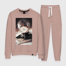 Костюм хлопковый женский Реинкарнация безработного Рудеус Грейрат, цвет: пыльно-розовый