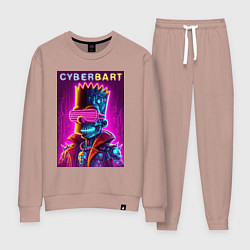 Женский костюм Cyber Bart - neon glow ai art fantasy