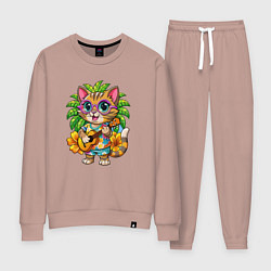 Женский костюм Котик играет на гитаре жарким летом