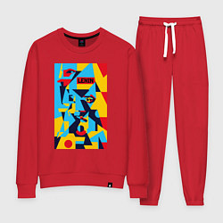 Женский костюм Владимир Ленин - кубизм