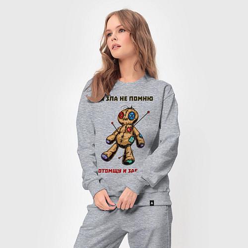 Женский костюм Я зла не помню / Меланж – фото 3