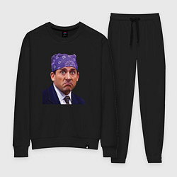 Костюм хлопковый женский Prison mike Michael Scott офис, цвет: черный