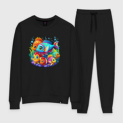 Женский костюм Яркие тропические рыбки